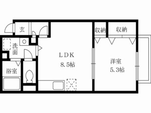 ピアチェーレの物件間取画像